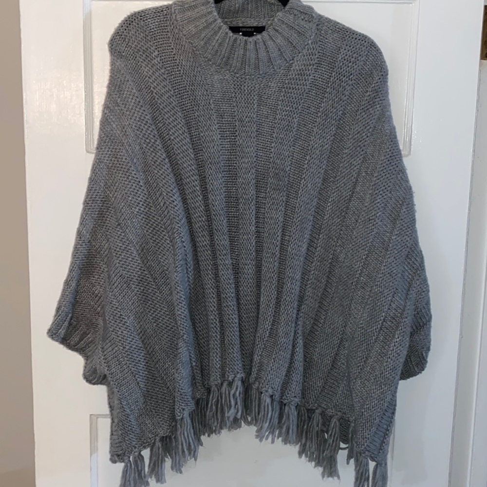 Forever 21 Poncho Sweater